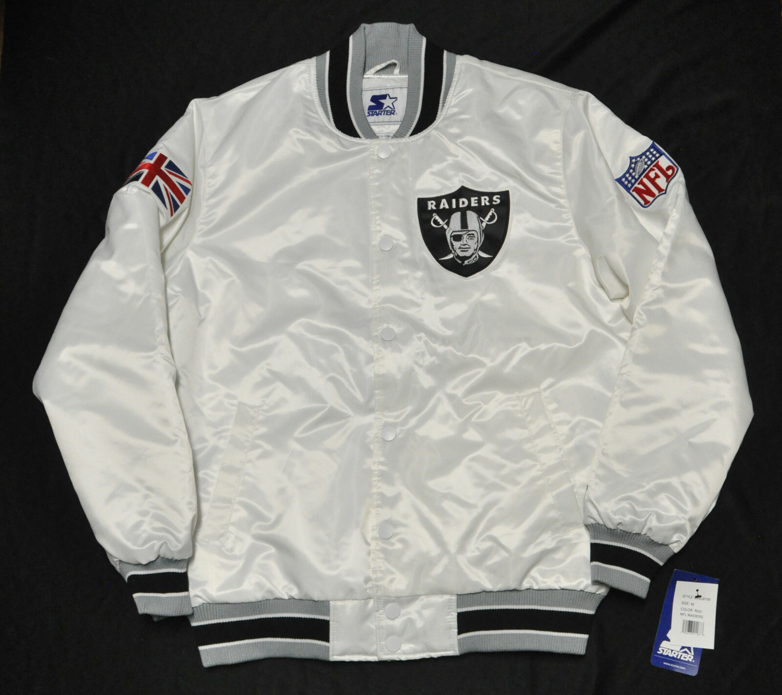 LAS VEGAS RAIDERS STARTER JACKET KEY 