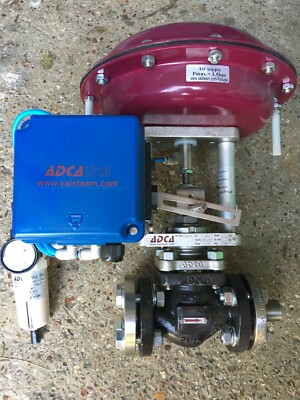 ValSteam ADCA DN15 Edelstahl Kugel Prozessregelventil pneumatisch