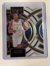 NATASHA HOWARD 2024 Panini Select WNBA Premier Level WHITE Prizm # 90/99