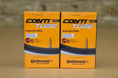 Two Pack Continental 700 x 32-47 Tube 42mm Presta Valve