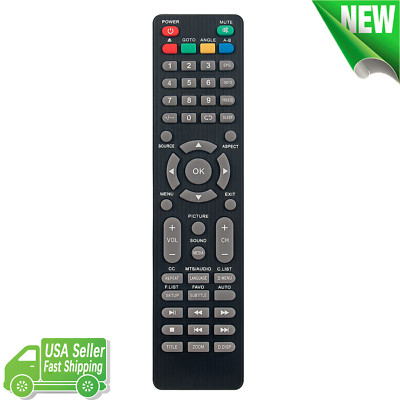 New SC2124 Replace Remote control for Axess TV TV1705-15 TVD1804-24 ...