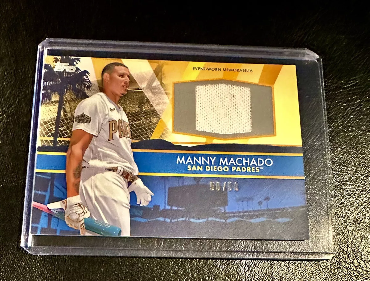 2022 Topps Update All-Star Stitches Jersey Relic Manny Machado Grey 50/50!  🔥