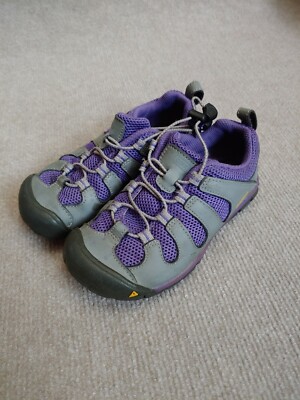 KEEN Tunari CNX Sneakers Shoes Purple Gray Girls Toddler US 12
