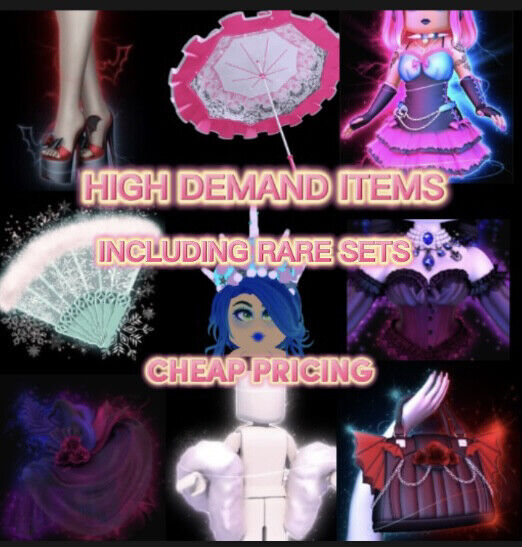 Royale High-RARE SETS & HIGH DEMAND ACCESSORIES & BUNDLES-HUGE