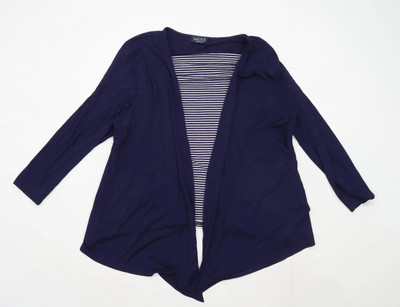 Saloos Womens Size 2XL Striped Blue 