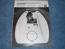 1969 Jim Hall's Chaparral Shell Motor Oil Vintage Ad 