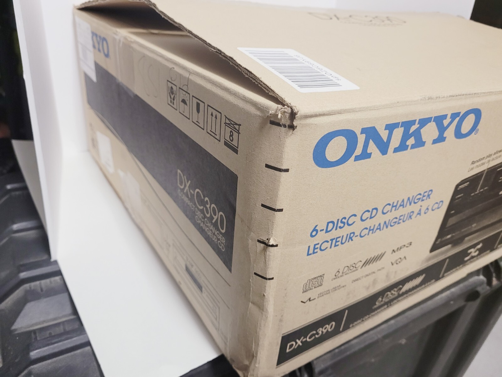 Onkyo DXC390 6 Disc CD Changer Black In Original Box TESTED
