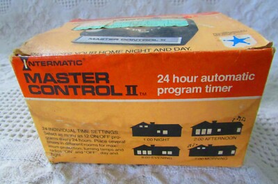 Vintage Intermatic Master Control 24 Hour Automatic Program Timer D-811 NEW