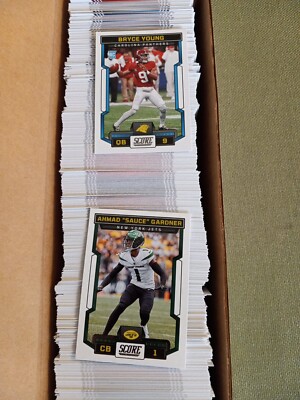 2023 Score Football Single Base & RC Cards #251 to #400 Create Own Lot