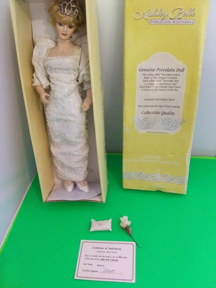 Ashley Belle princess diana porcelain doll