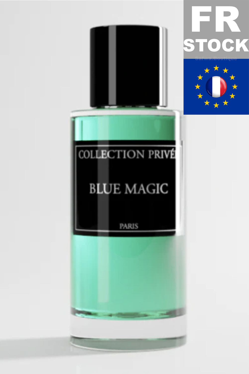 Blue Magik Collection Privée Paris parfum de luxe ambré 50ml flacon en verre