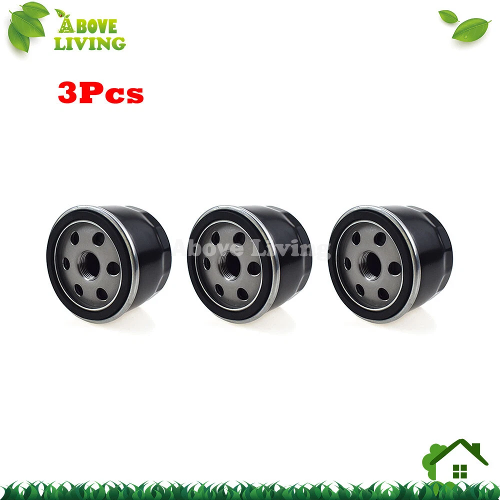 3Pcs Oil Filter For Toro Units With Kawasaki FR691V FR730V Engines