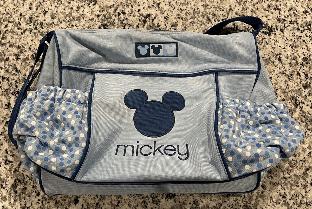 Mickey Mouse Blue Nappy Bag Disney Baby Diaper Bag Light Blue UK