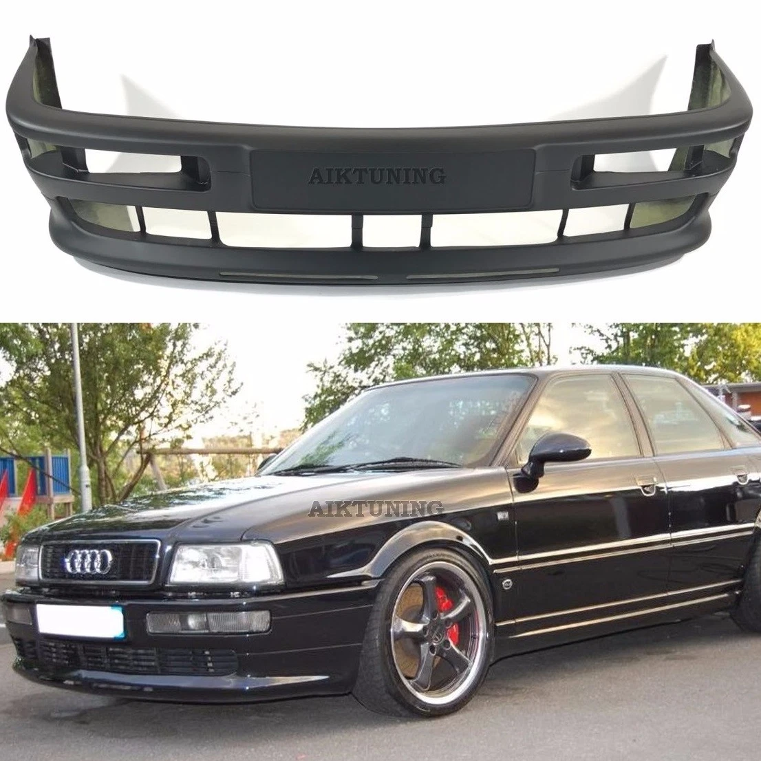 Front Bumper Spoiler Valance Parachoques (Fits Audi 80, B3, B4