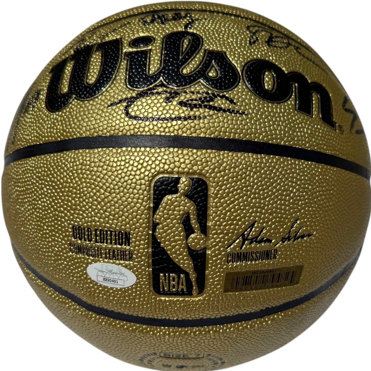 2025 OKC THUNDER TEAM SIGNED NBA FINALS BASKETBALL SHAI GILGEOUS