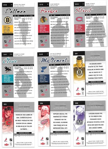 Fleer Ultra FU Hockey Rookie Cards RC - Various Years - You Pick, Choose - Picture 19 of 51