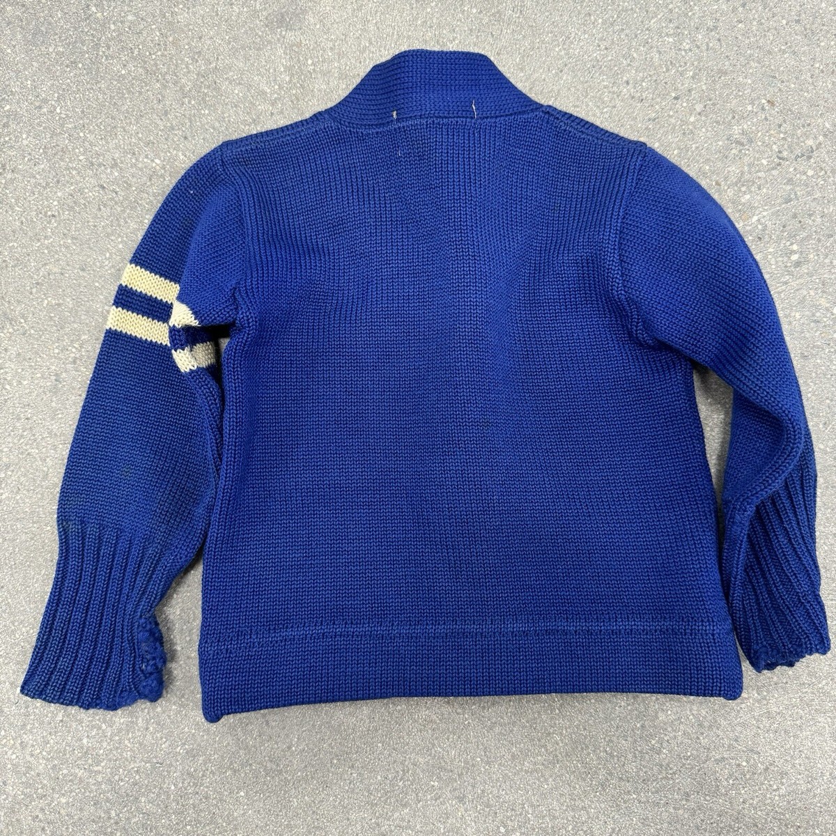 50s 60s Toddler Kids Varsity Letterman Cardigan Sweater True