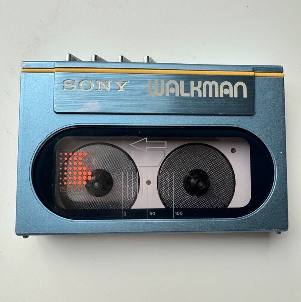 Sony Walkman WM-30 Blue Cassette Player Stereo | eBay