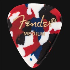Fender Confetti Medium Plettri/Plettri per Chitarra - Quantità a Scelta
