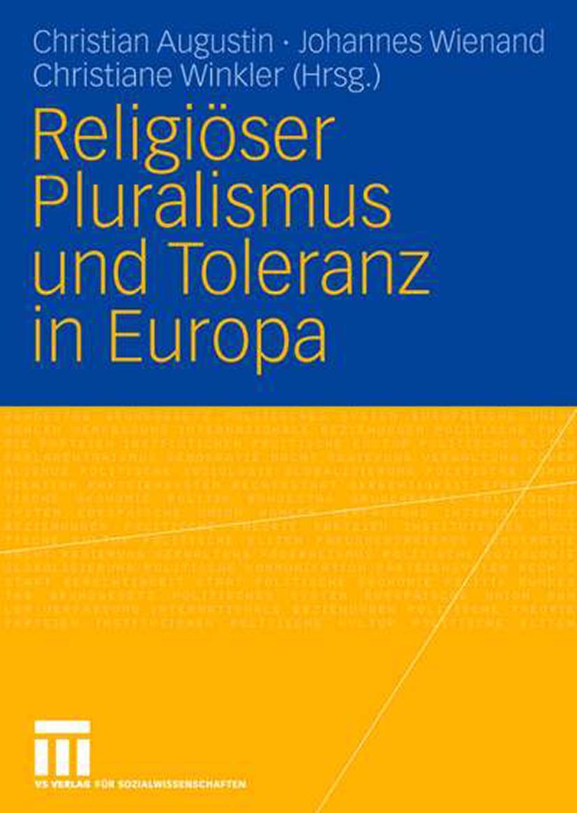 Thumbnail - Religiöser Pluralismus Und Toleranz In Europa Christian Augustin