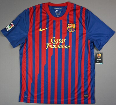 FC BARCELONA 2011-2012 Jersey Shirt Trikot Home Original XL NIKE Barca NEW BNWT