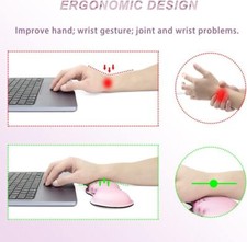 Wrist Rest Support with Memory Foam and Anti-Slip for Easy T Ergonomic Keyboard