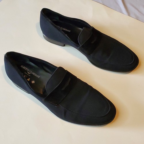 Alberto Guardiani Loafers Black Synthetic 46 - US 12 Men Black Dress Shoes 64121 - Picture 6 of 24