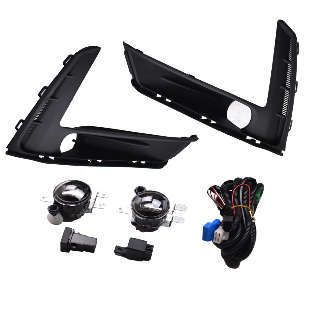 LED Fog Light Set For 2023-2024 Honda CR-V Switch Wire Bezel White