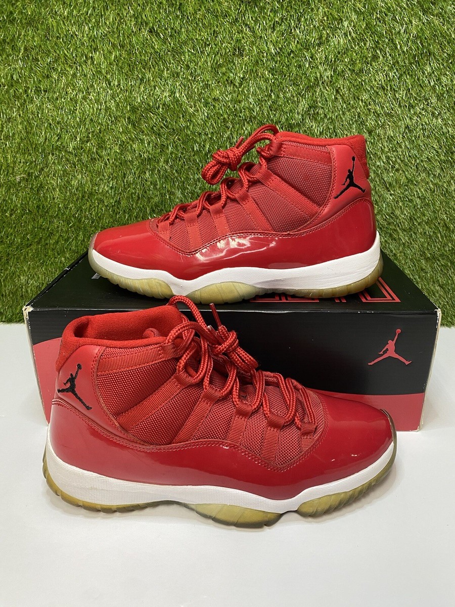 Air Jordan 11 Win Like '96 Retro High Size 10 Mens Red Sneakers