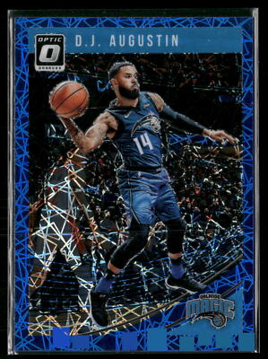 D.J. Augustin 2018-19 Donruss Optic #9 Blue Velocity Orlando Magic