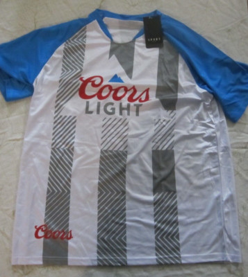 Coors Light Beer Sport Soccer Jersey Size XXL Promotional Item NEW