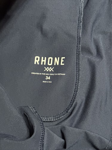 Rhone Commuter Pants Slim Fit Flat Front Stretch Chino Navy Blue Men's 34x32 B13 - Picture 9 of 9