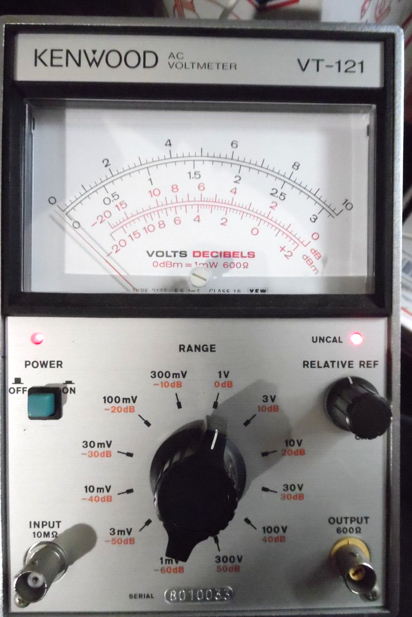 KENWOOD 交流電圧計 VT-121 【公式通販】