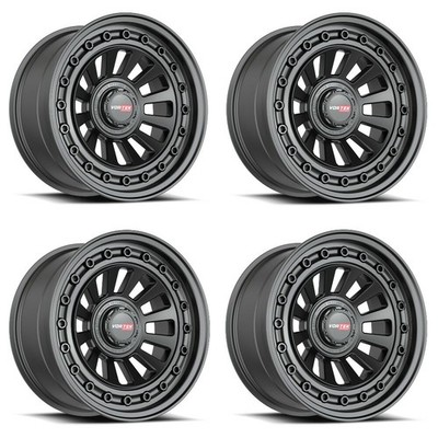 Set 4 20'' Vortek Matte Black VRD-702 20x9.5 5x5.5 5x150 12mm For Toyota Dodge
