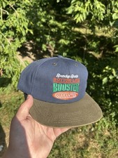 Vintage k products brand SnapBack hat cap Roundup Ready farm made in USA