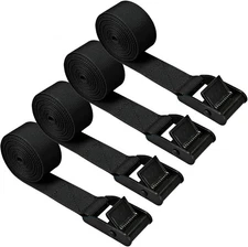 4 Pack 1 Inch x 6.5Ft Tie Down Lashing Straps With Buckle for Cargo Truck SUV