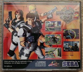 Virtua Cop 1 & 2 with Virtua Gun for Sega Saturn PAL UK Version