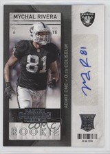 2013 Panini Contenders Mychal Rivera #170 Auto 2u3