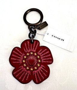 Coach Tea Rose Keychain | eBay