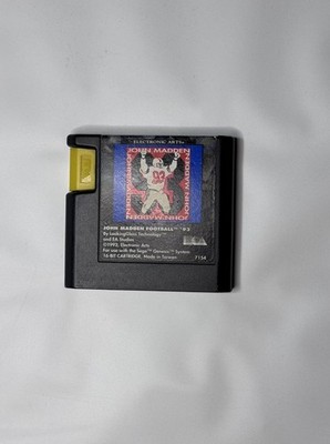 Sega Genesis John Madden Football 93 Game only Tested & Working