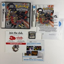 Pokemon Platinum Version Nintendo DS 100 CIB Complete In Box Authentic