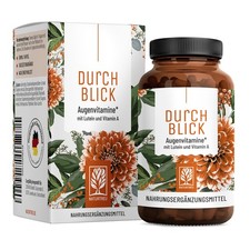 Augenvitamine Lutein Vitamin A Zeaxanthin Komplex Kapseln Durchblick …