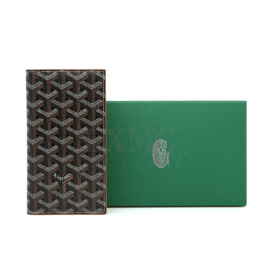 Goyard Black Tan Brown Leather Wallet - SKU | eBay Goyard Black Tan Brown Leather Wallet - SKU | eBay
