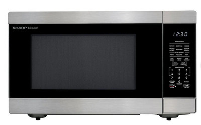 Sharp - 2.2 cu. ft. 1200W Microwave with Inverter Cooking - Stainless