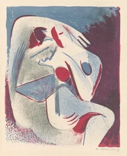 13958.Decor Poster.Home Room wall art design.Mikulas Galanda painting.Threesome