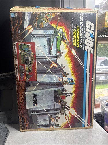 Centro de comando de cuartel general Gi Joe vintage con caja e instrucciones - Imagen 14 de 19