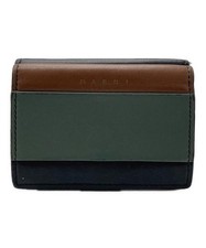 MARNI          Tri-fold wallet Black x Brown