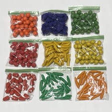 Hard Rubber Fruits & Vegetables Counters Math...