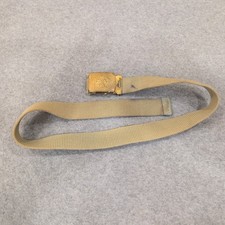 Vintage Boy Scouts of America Belt Buckle Web Belt Metal Brass Emblem 32 in