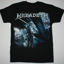 MEGADETH Dystopia 2016 Vintage Black Cotton Graphic Tee Mens T-Shirt